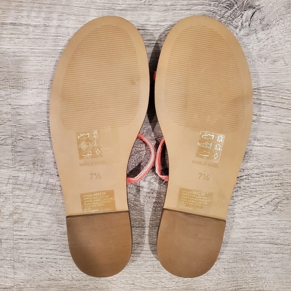 NEW Madewell Paris Sandals In Electric Pink